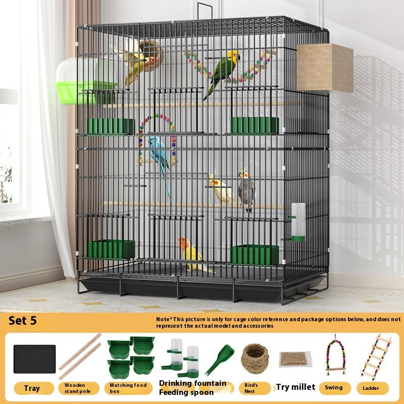 Double Layer Decorative Bird Cage