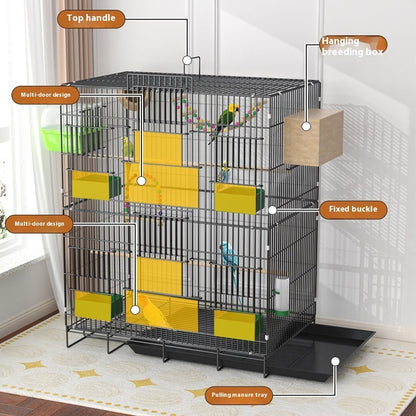 Double Layer Decorative Bird Cage
