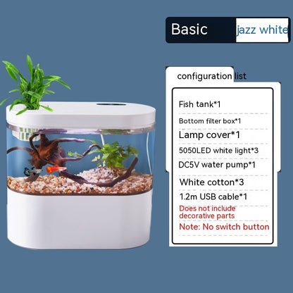 Self-Circulating Mini Aquarium Tank