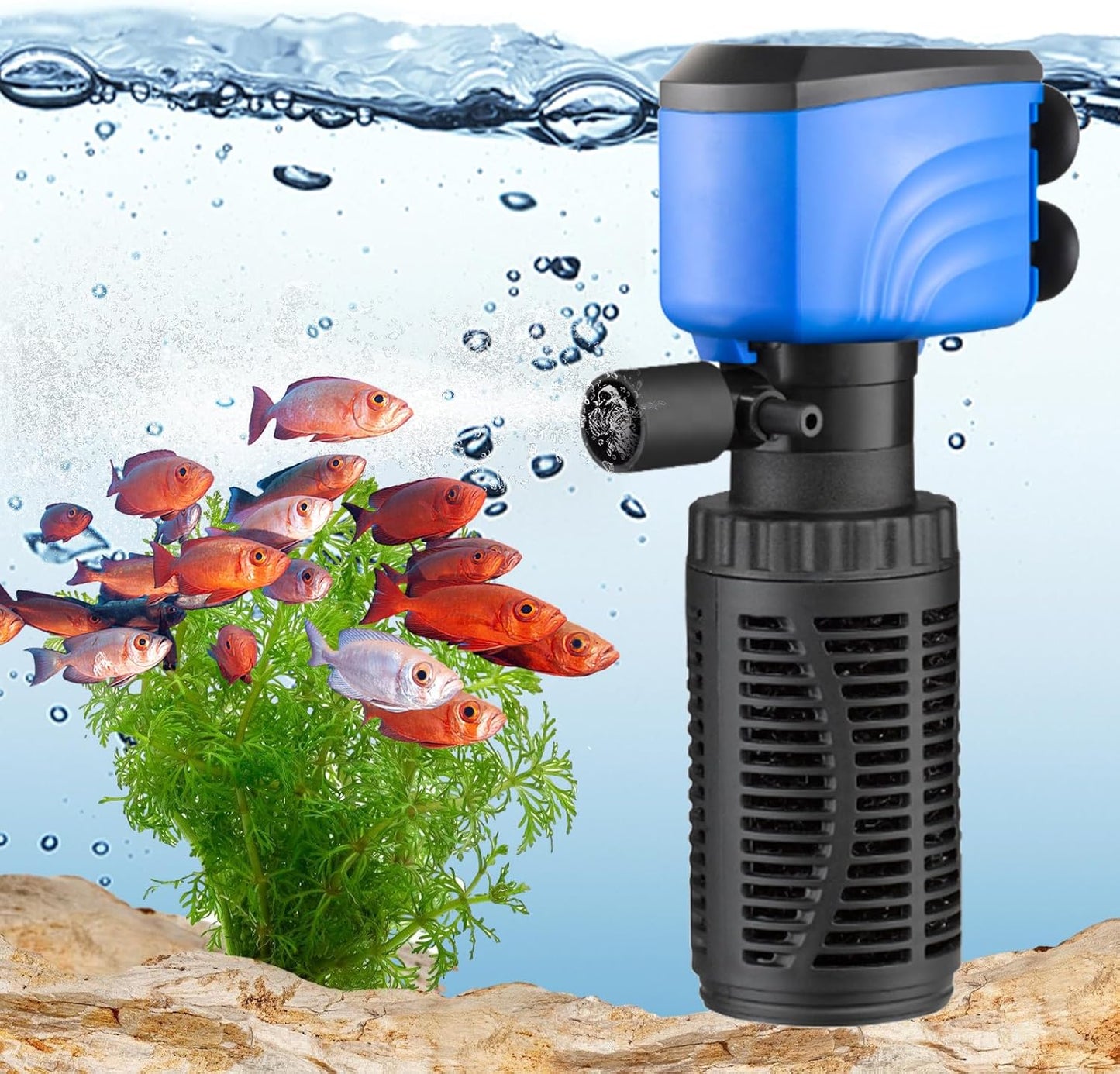 Three-in-One Aquarium Filter
