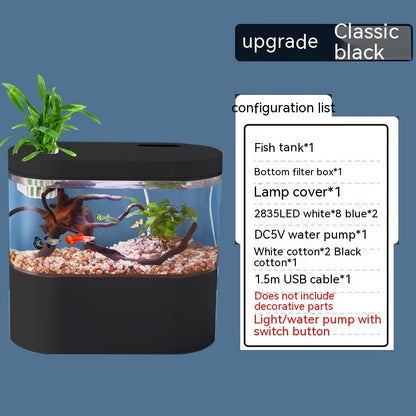 Self-Circulating Mini Aquarium Tank